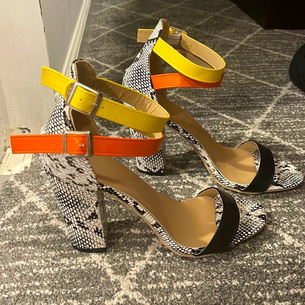 Snake Pink Heels